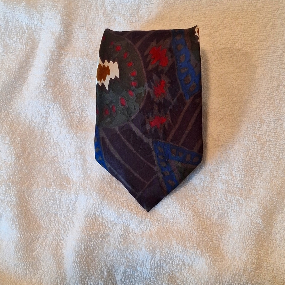 Oscar de la Renta Vintage Neck Tie - Picture 1 of 5